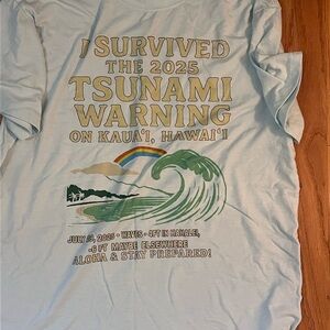 Light Blue Kauai Tsunami T-Shirt